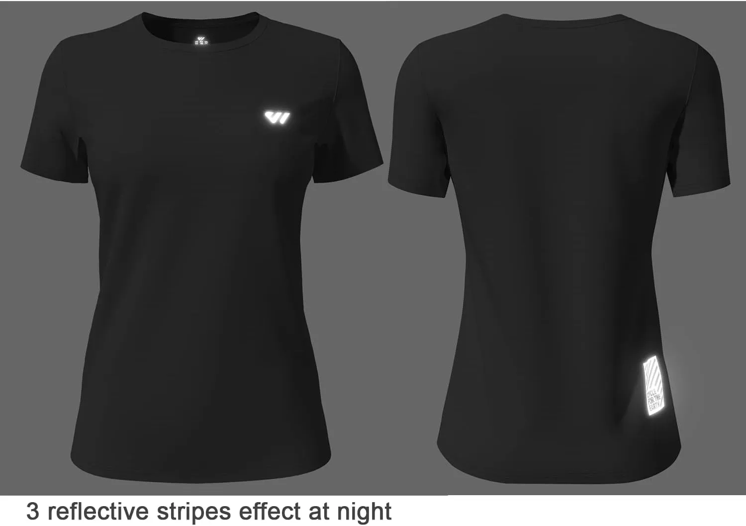3-5 Pack Workout Shirts Women Running Quick Dry Crew Neck Gym Moisture Wicking T-Shirts Athletic Yoga Tee Top UPF 50 