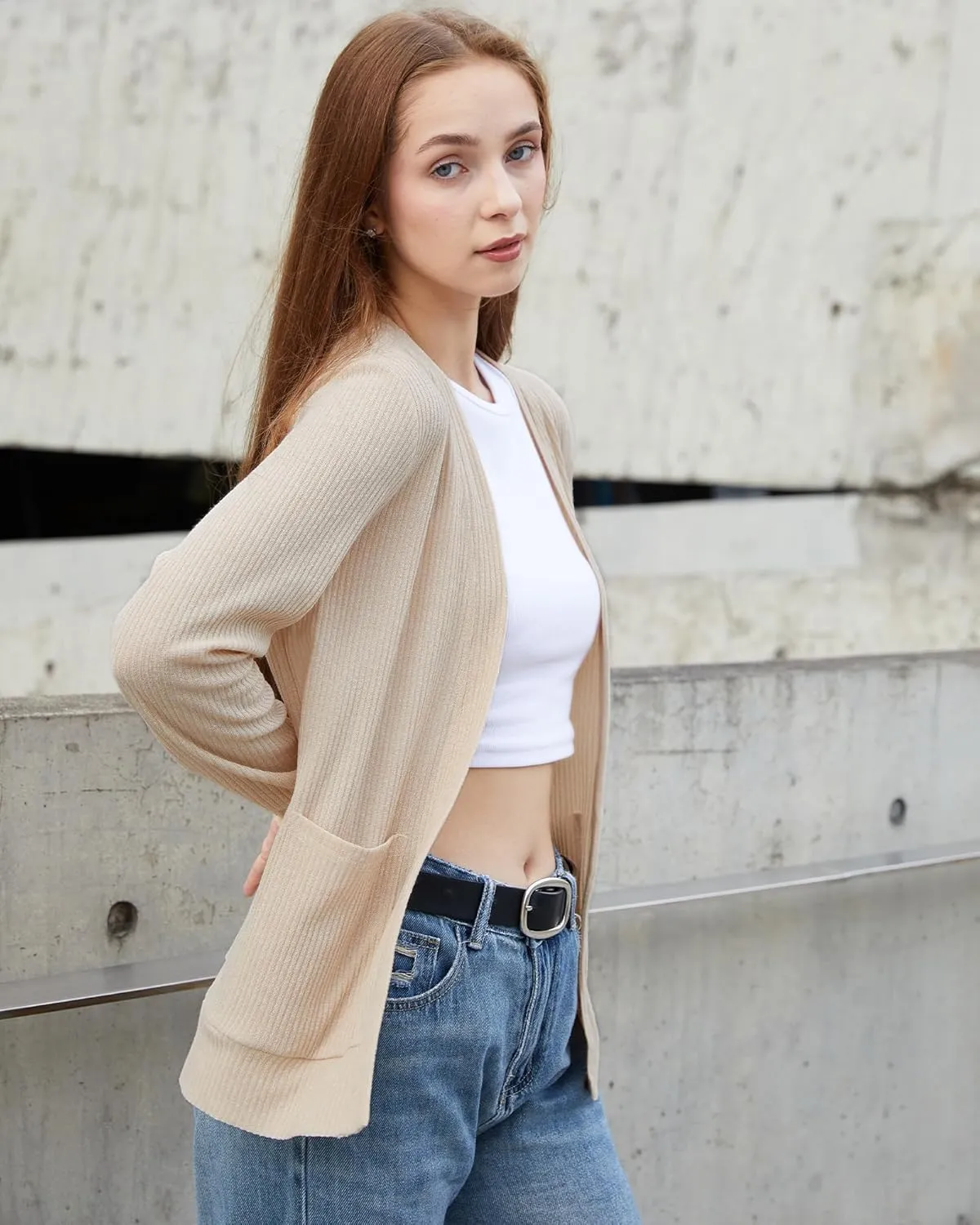 Argstar Women's Cardigan with 4 Pockets (Available in Inner Pocket)