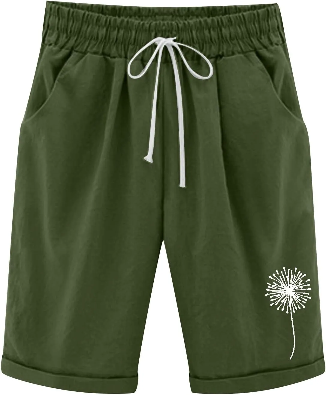 Athletic Shorts for Women Pants Shorts Lacing Beach Workout with Pocket Five Point Lighweight Athletic Shorts for