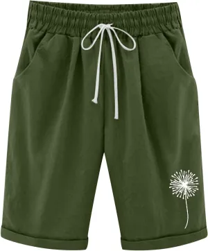 Athletic Shorts for Women Pants Shorts Lacing Beach Workout with Pocket Five Point Lighweight Athletic Shorts for