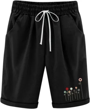Athletic Shorts for Women Pants Shorts Lacing Beach Workout with Pocket Five Point Lighweight Athletic Shorts for