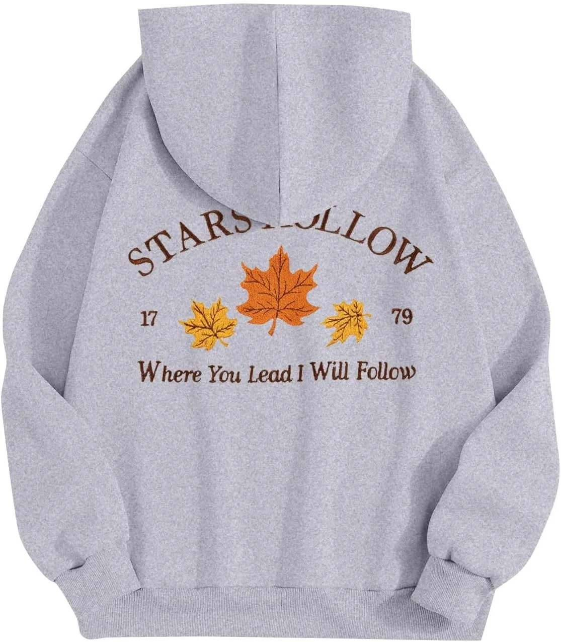 Azeralia Hoodies for Women Long Sleeve Round Neck Sweatshirt Luke's Funny Graphic Pullover Comfortable Basic Top