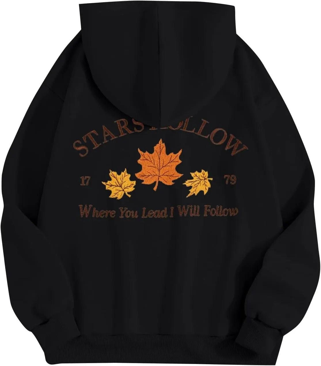 Azeralia Hoodies for Women Long Sleeve Round Neck Sweatshirt Luke's Funny Graphic Pullover Comfortable Basic Top