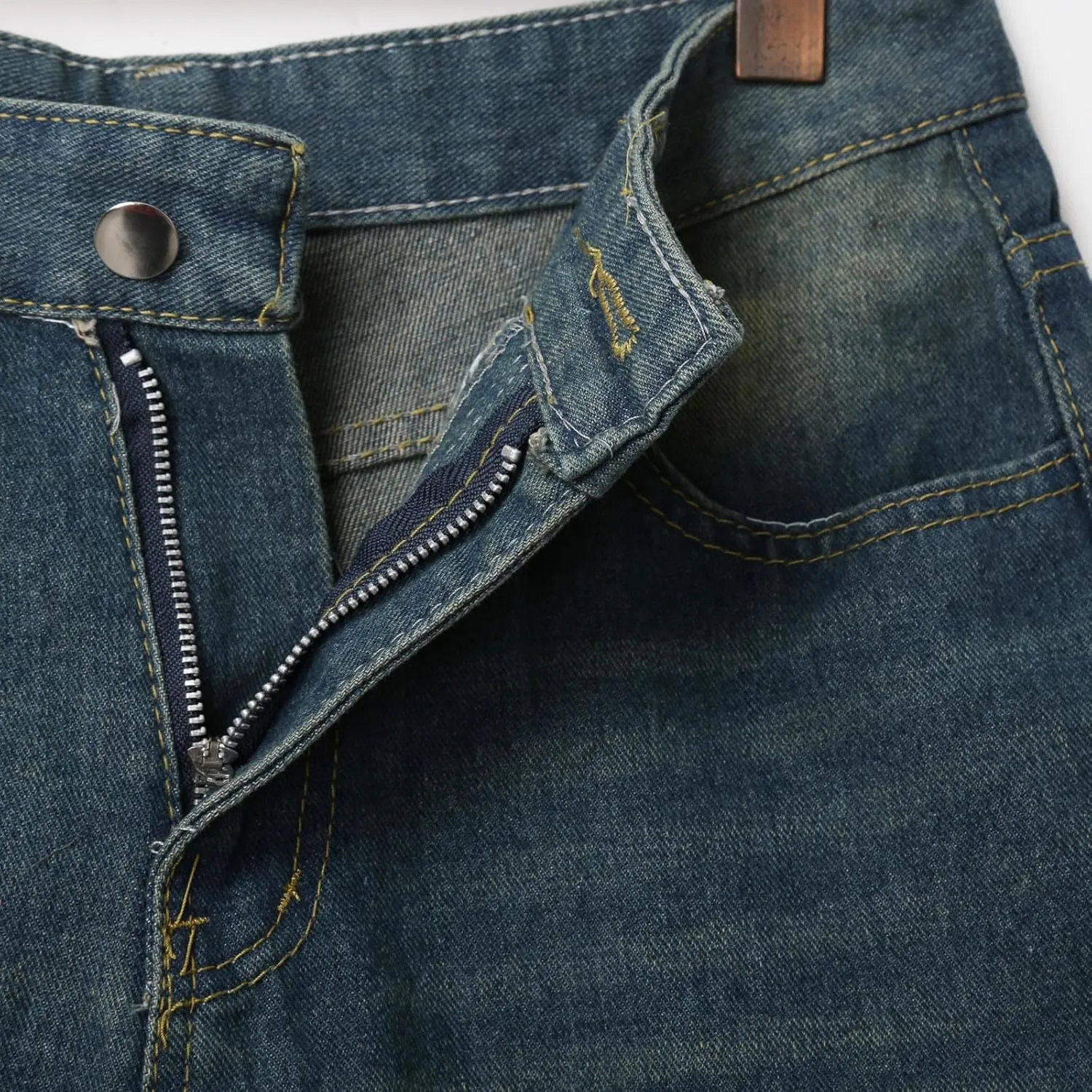 Baggy Jean Shorts for Men Casual Summer Loose Fit Hip Hop Wide Leg Denim Shorts 2025 Trendy Streetwear
