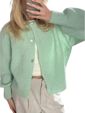 Cardigan Sweaters for Women Y2k Long Sleeve Button Down Knit Cardigans Casual Knit Pullover Fall Outfits Tops