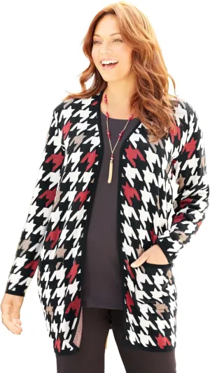 Catherines Women's Plus Size Luxe Sweater Cardigan