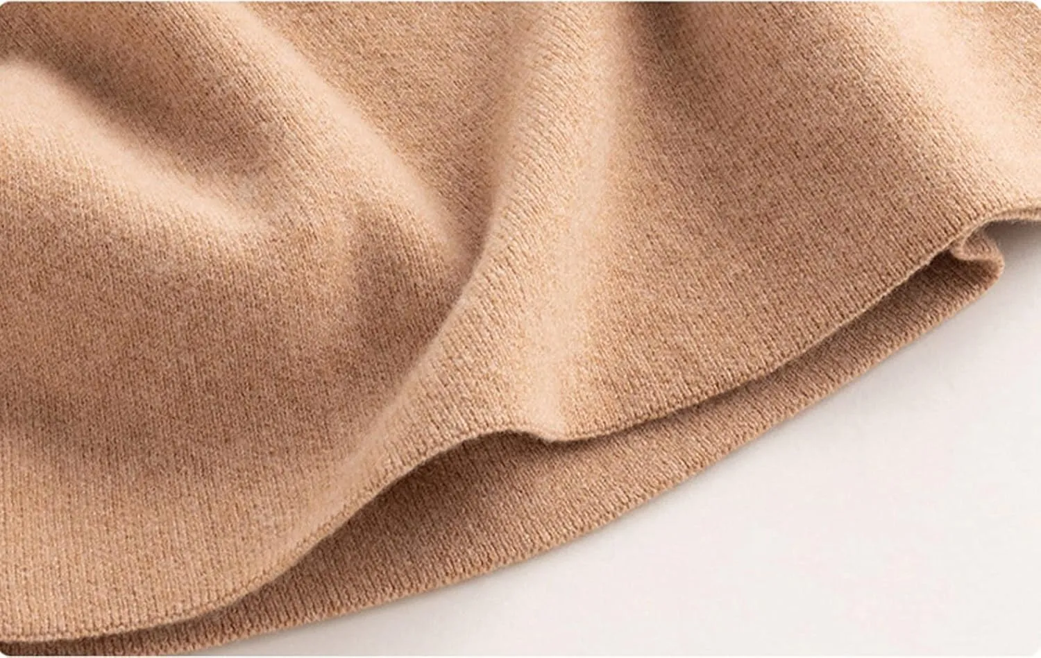 CHARTOU Women's Winter Thicken Elastic High Waist Knitted Mini Pencil Sweater Skirt