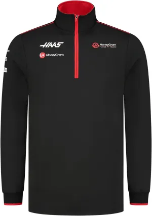 CMC Motorsports Haas Racing F1 2023 Team Fitted 1/4 Zip Sweater