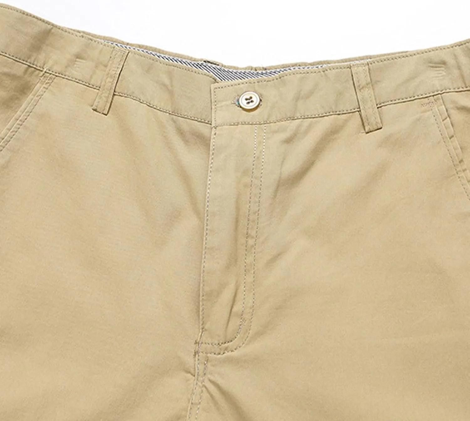 Cotton Mens Chino Shorts Tailored Casual Side Pockets Chino Shorts Summer Office(Available in Plus Size)