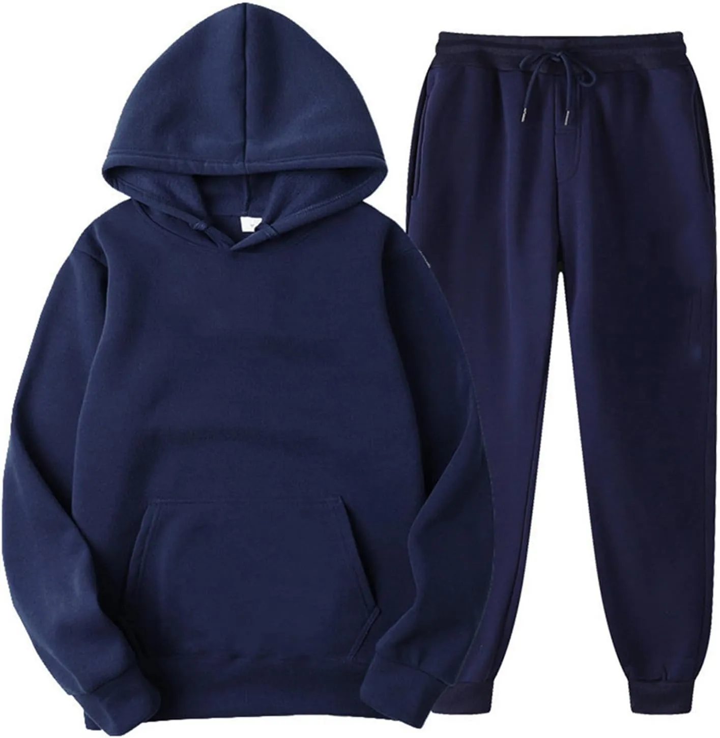 Custom Sweatshirt Sets, Your Own Design Text/Photo/Image/Logo Women Sports Casual Pockets Hoodie and Pants