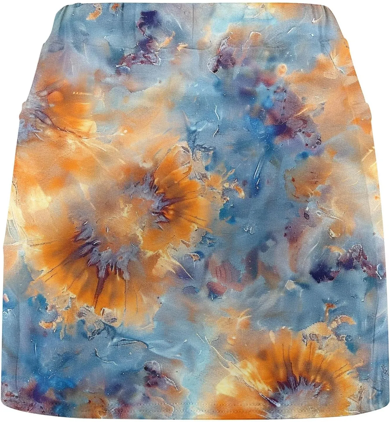 DDAPJ pyju Athletic Skorts for Women High Waist Golf Skorts Plus Size Summer Trendy Floral Printed Tennis Skirt with Shorts