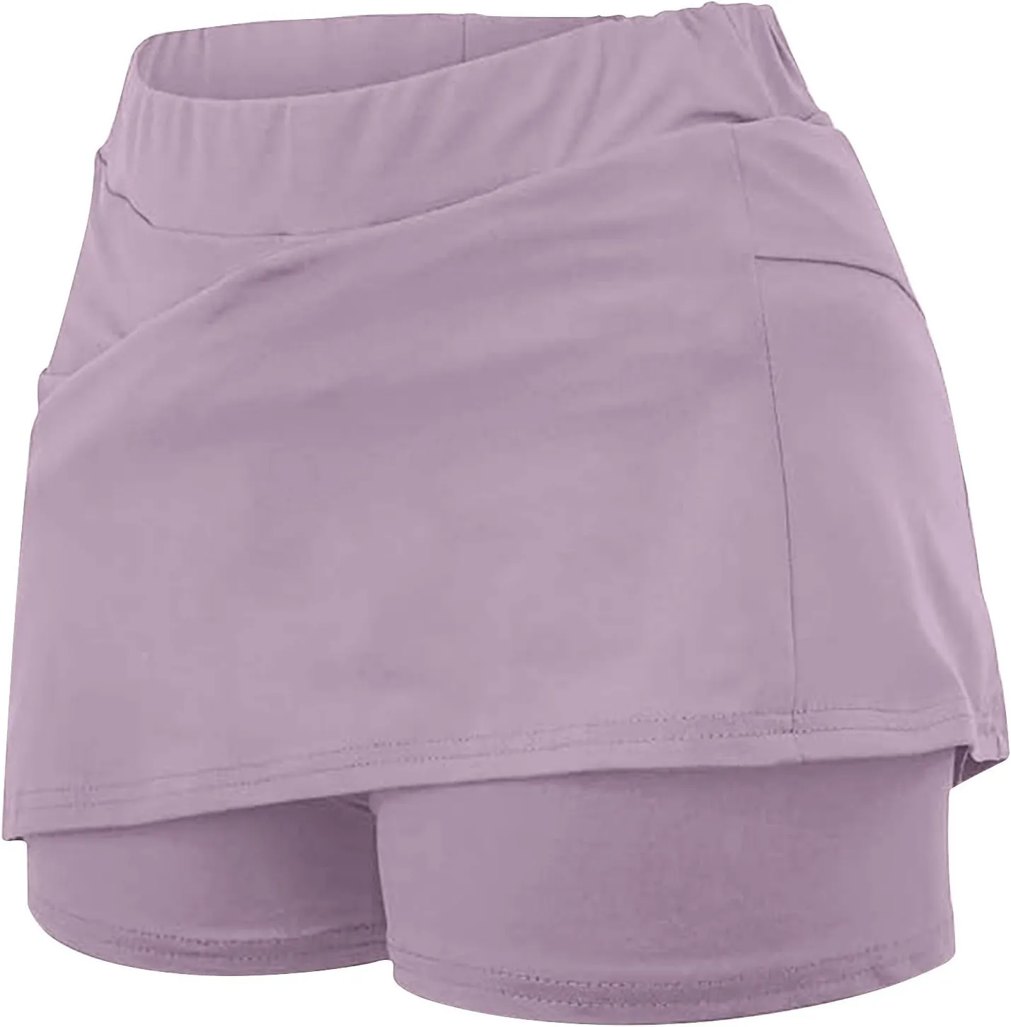 DDAPJ pyju Womens Summer Casual Skorts Plus Size Athletic Golf Tennis Skirts High Waisted Shorts Running Gym Yoga Outfits