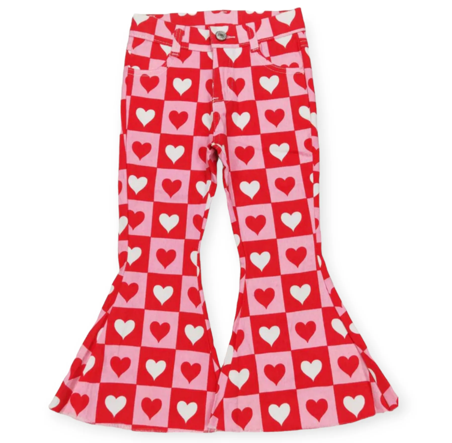 denim bell jeans hearts