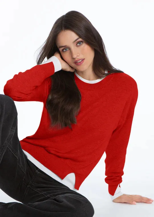Double Layer Cashmere Sweater