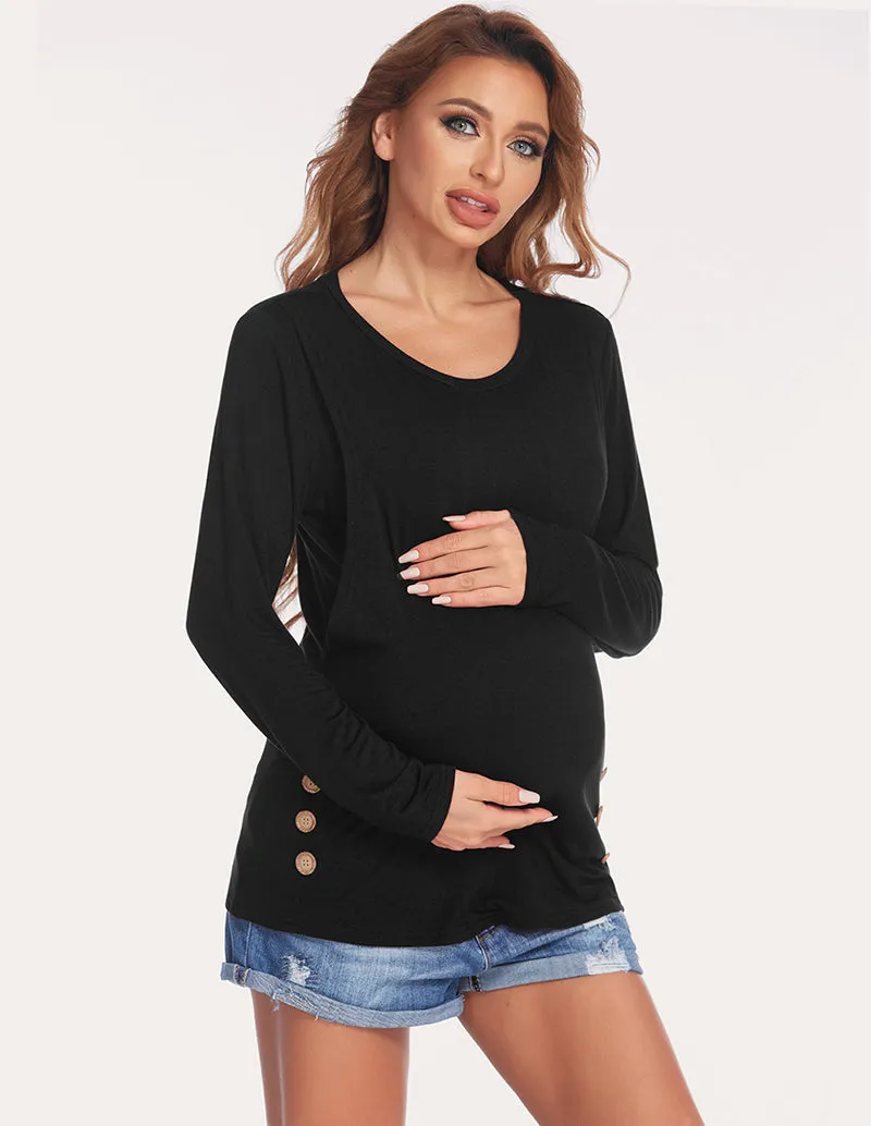 Ekouaer Double Layer Pregnancy Shirt (US Only)