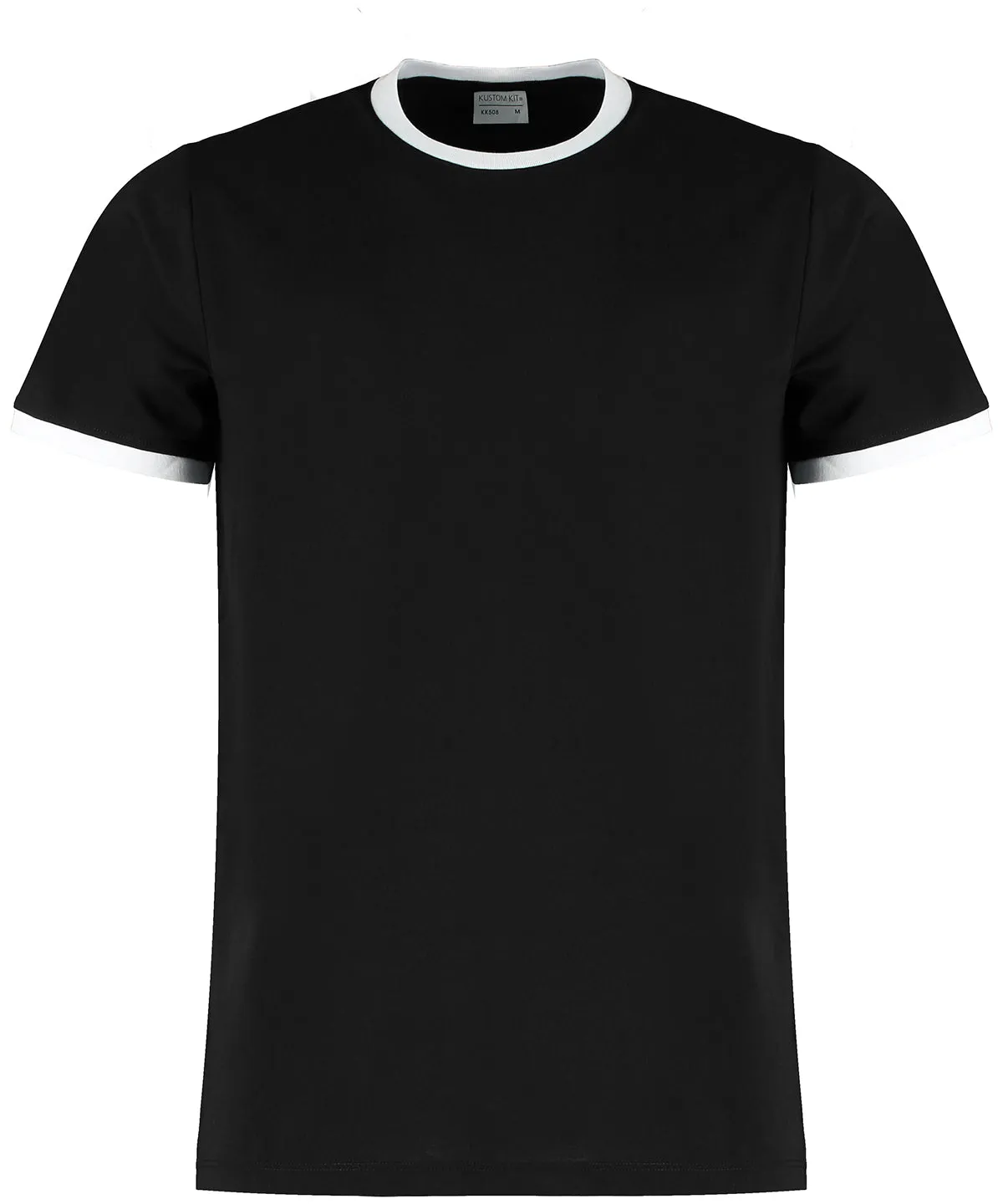 Fashion fit ringer tee | Black/White