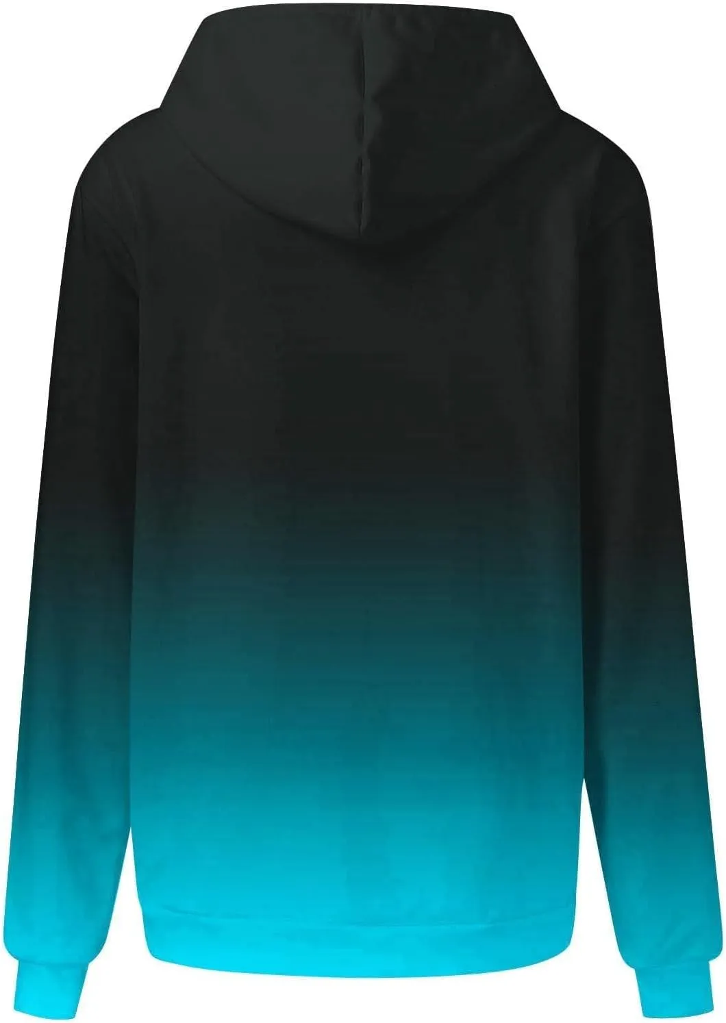Fashion Tie Dye Hoodies For Women Pocket Long Sleeve Drawstring Oversized Pullover Fall Winter Gradient Sweatshirts