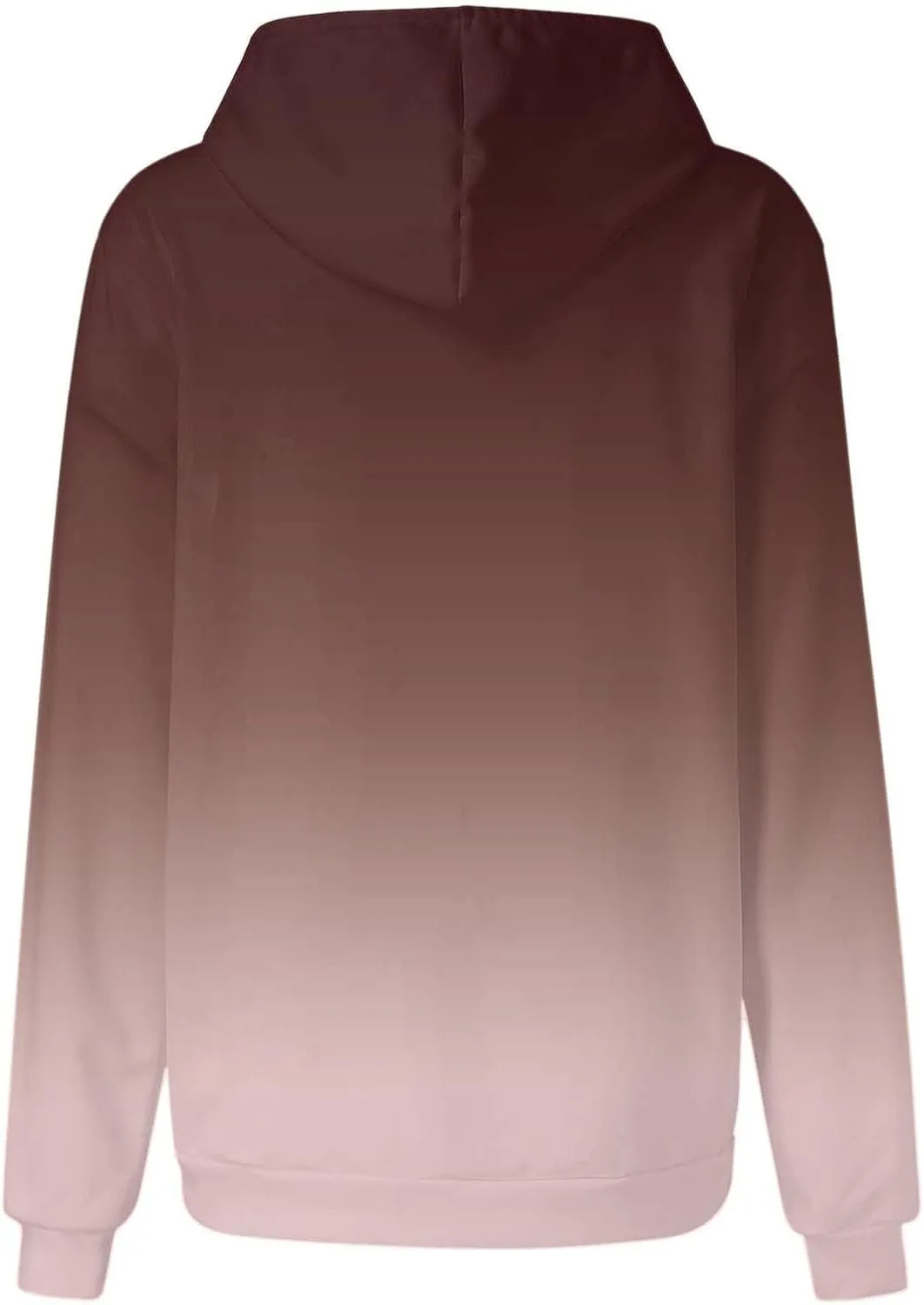 Fashion Tie Dye Hoodies For Women Pocket Long Sleeve Drawstring Oversized Pullover Fall Winter Gradient Sweatshirts