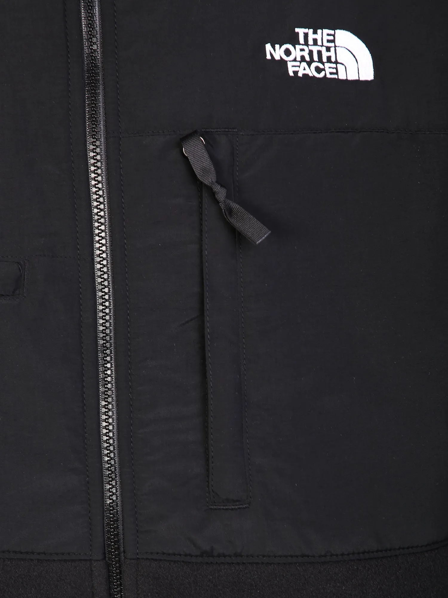 Fleece jacket with iconic logo black