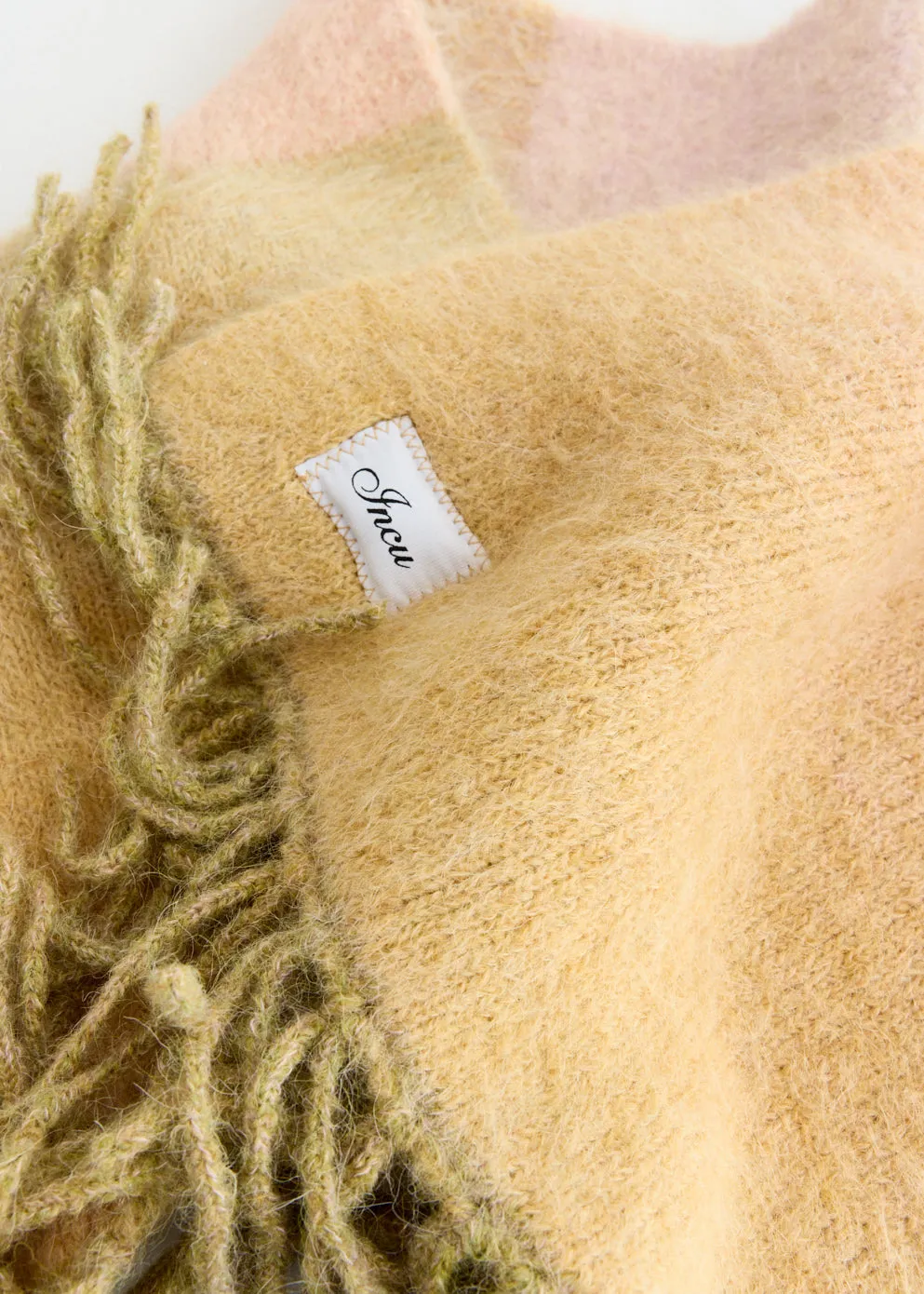 Fog Mohair Scarf
