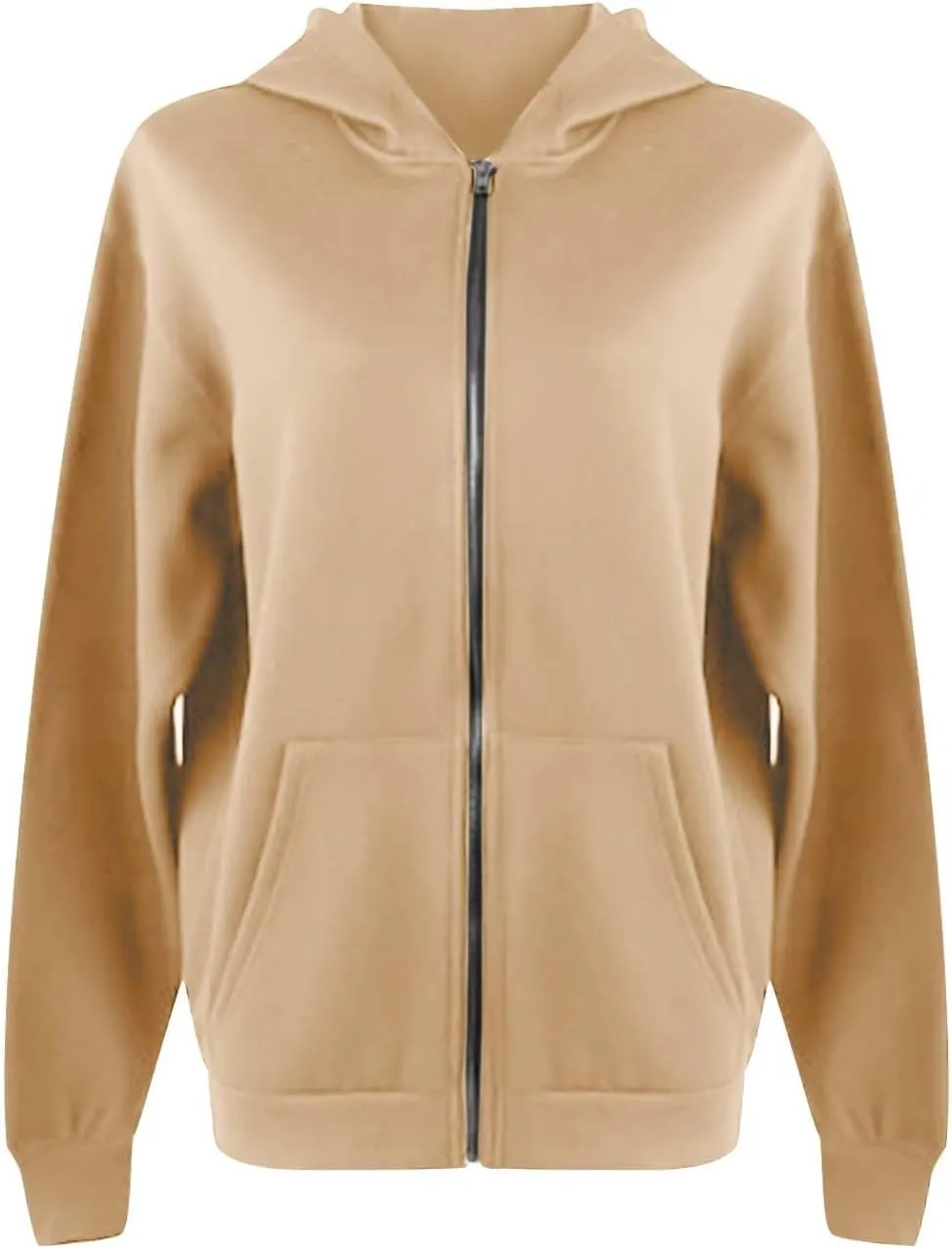 Full Zip Up Hoodies For Women Trendy 2023 Fall y2k Clothes Long Sleeve Zipper Hooded Sweatshirt Lightweight Jackets