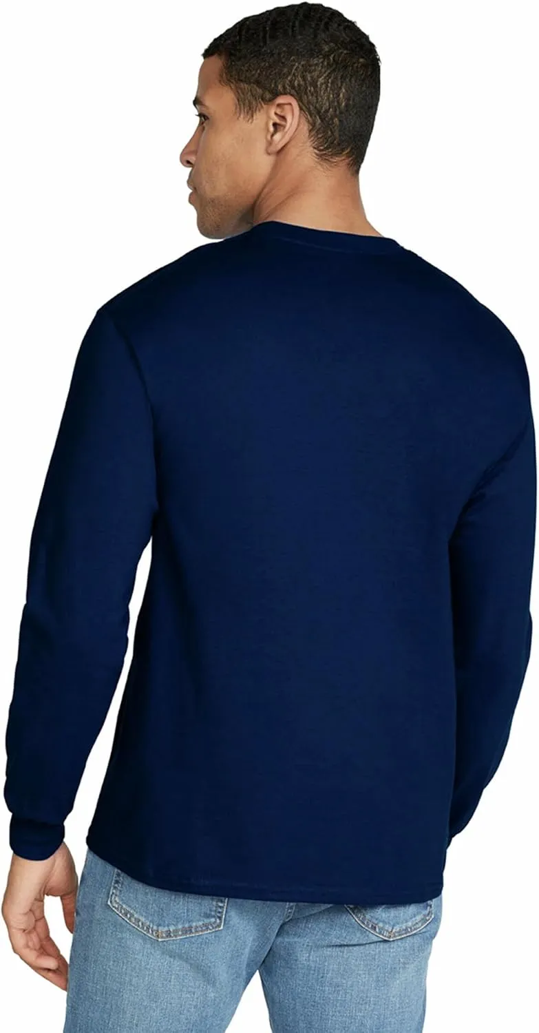 Gildan Adult Ultra Cotton Long Sleeve T-Shirt, Style G2400, Multipack