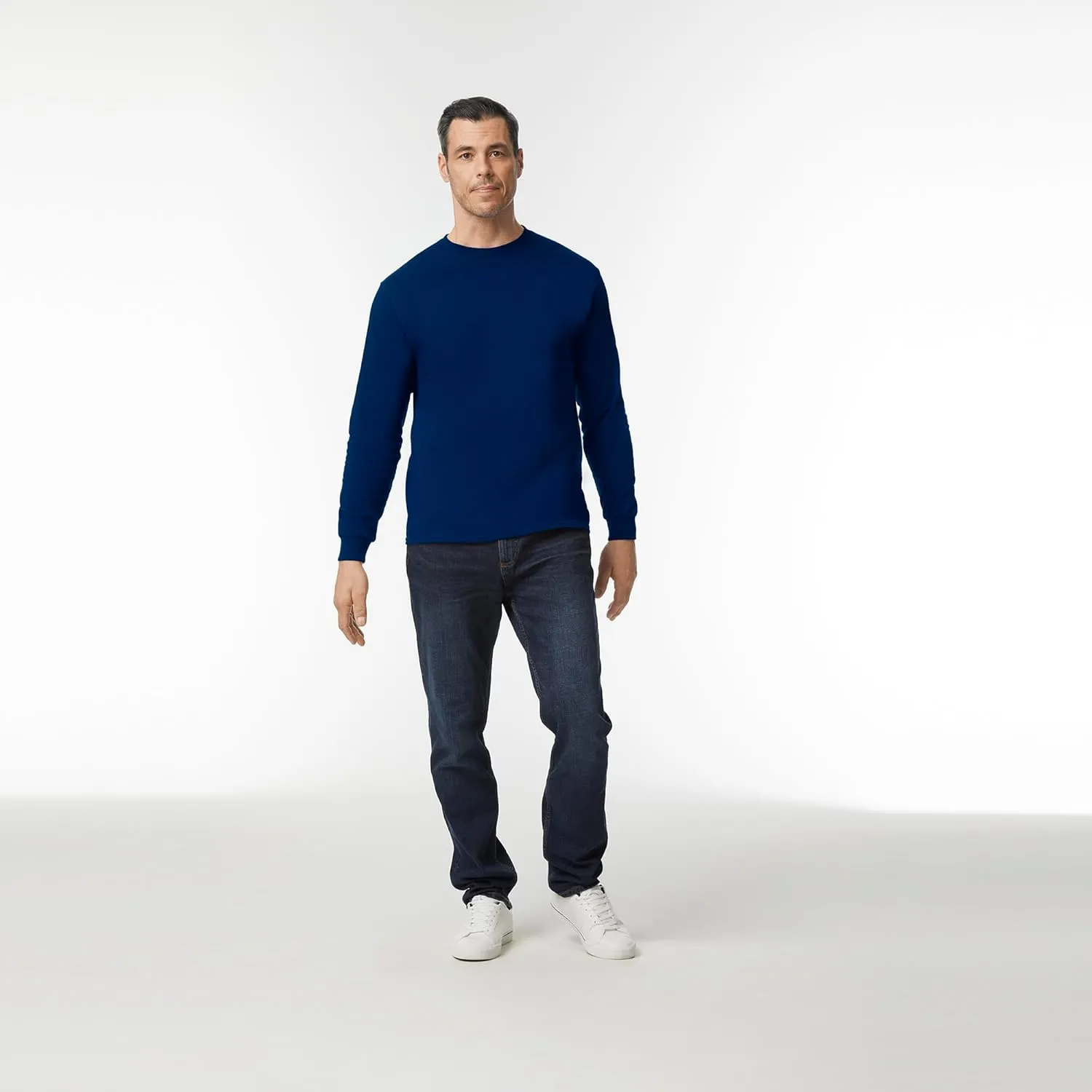 Gildan Adult Ultra Cotton Long Sleeve T-Shirt, Style G2400, Multipack