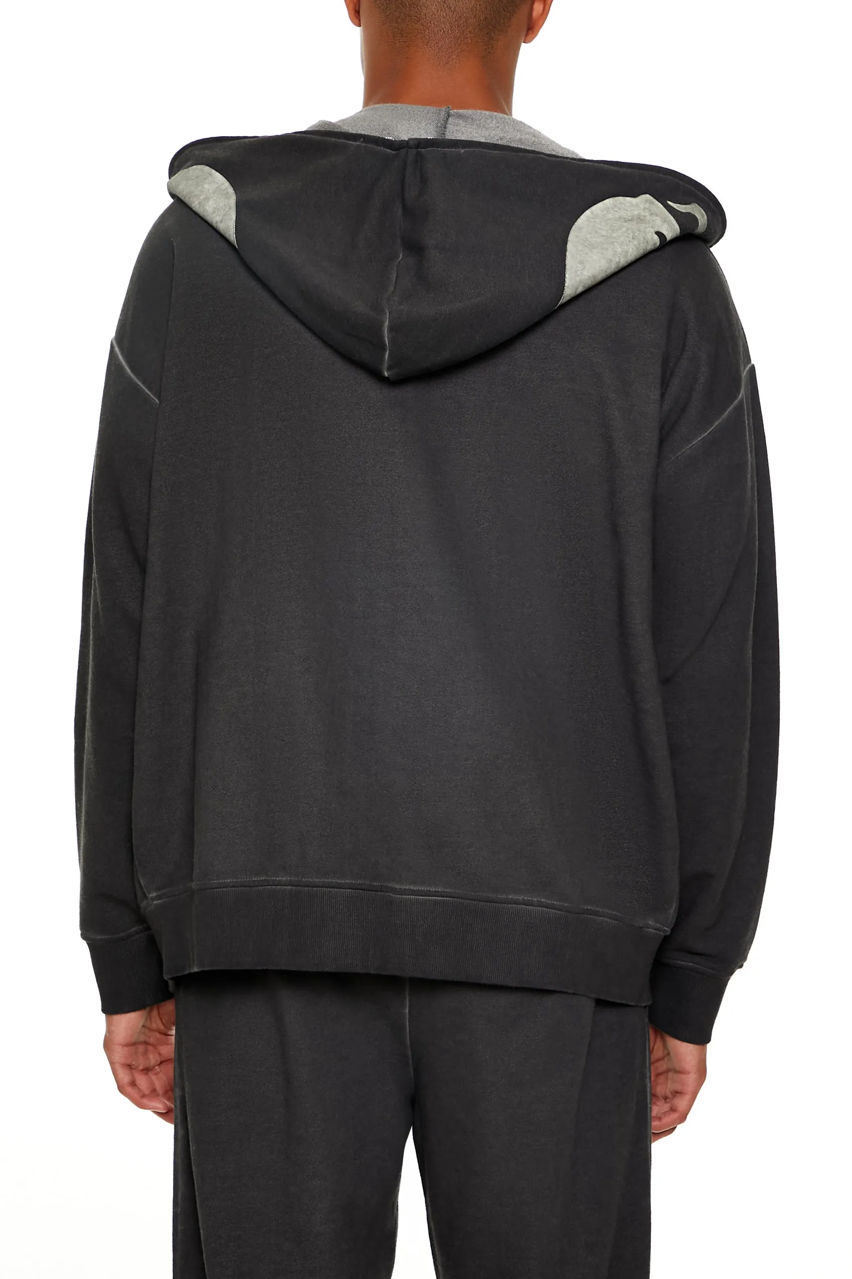 Glow in the Dark Skeleton Zip-Up Hoodie