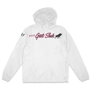 Goat Shed Winbreaker Zip Up - White