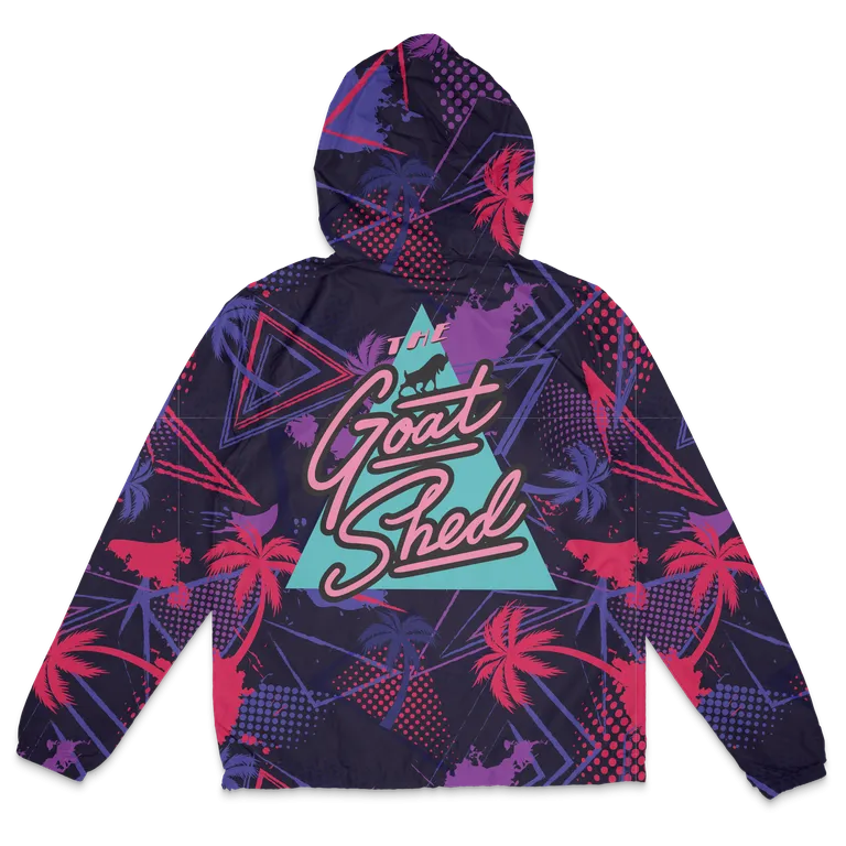 Goat Shed Windbreaker Zip Up - Tropical