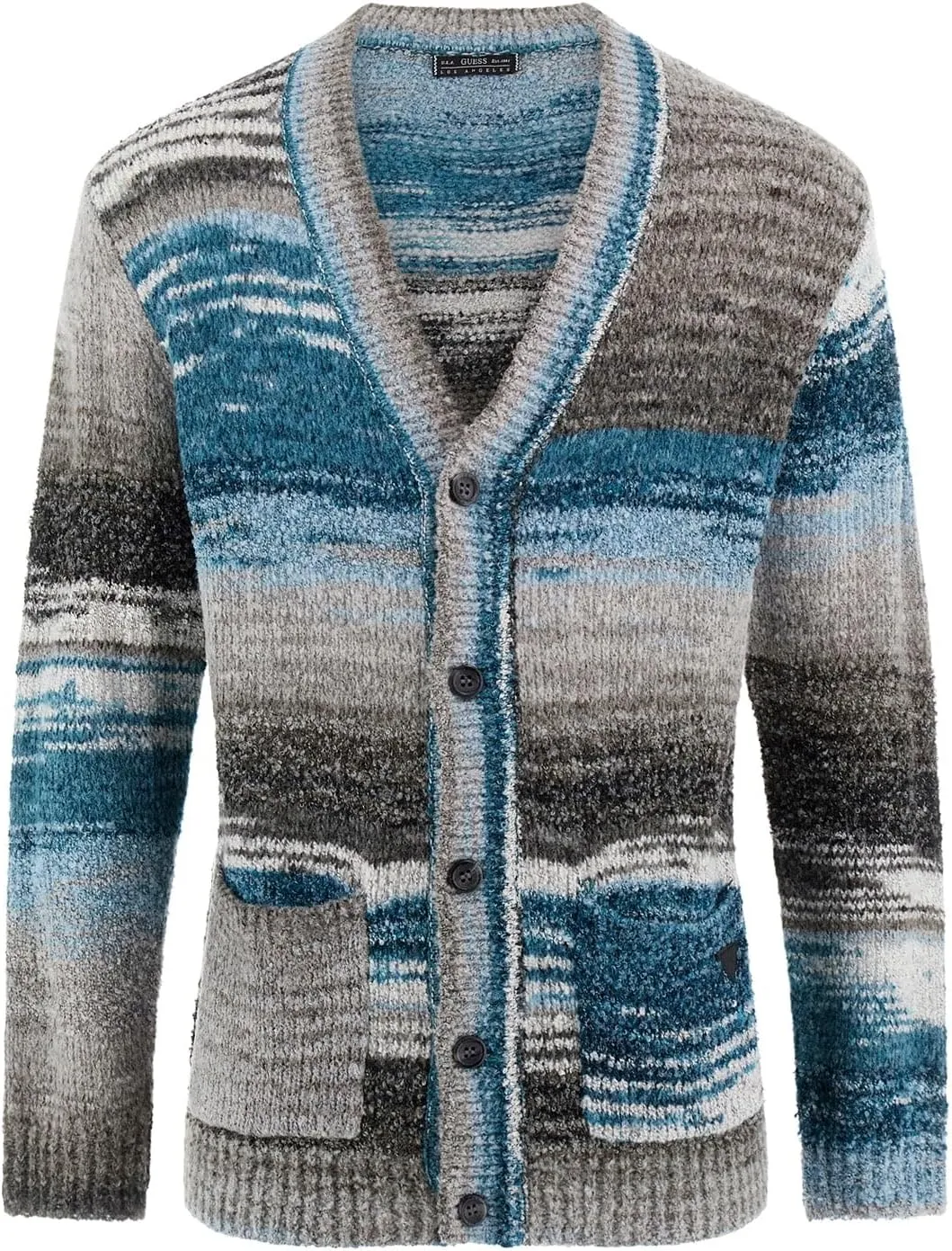 GUESS Men's Edoardo Space Dye Cardi Sweater