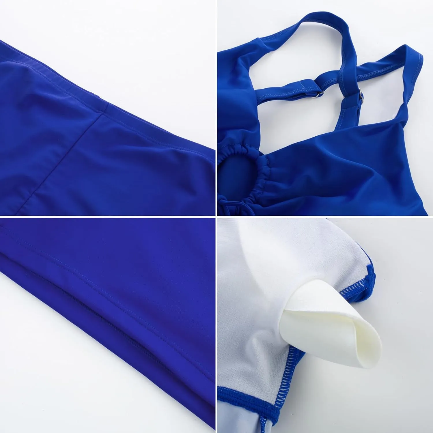 Hanna Nikole Two Piece Tankini Swimsuits for Women Plus Size Swimdress with Boyshorts