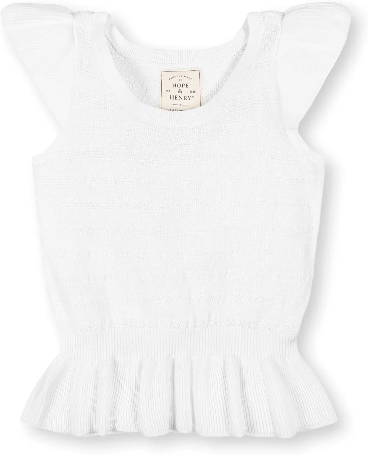 Hope & Henry Women's V-Neck Sweater Tank