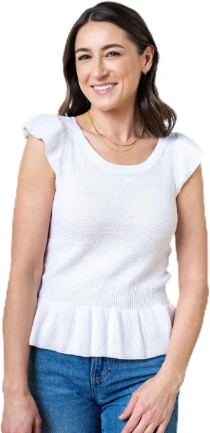 Hope & Henry Women's V-Neck Sweater Tank