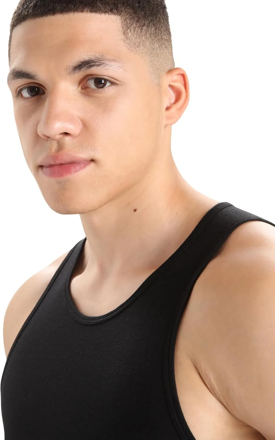 Icebreaker Men's Merino 150 Anatomica Tank, Breathable Wool Blend Sleeveless Shirt