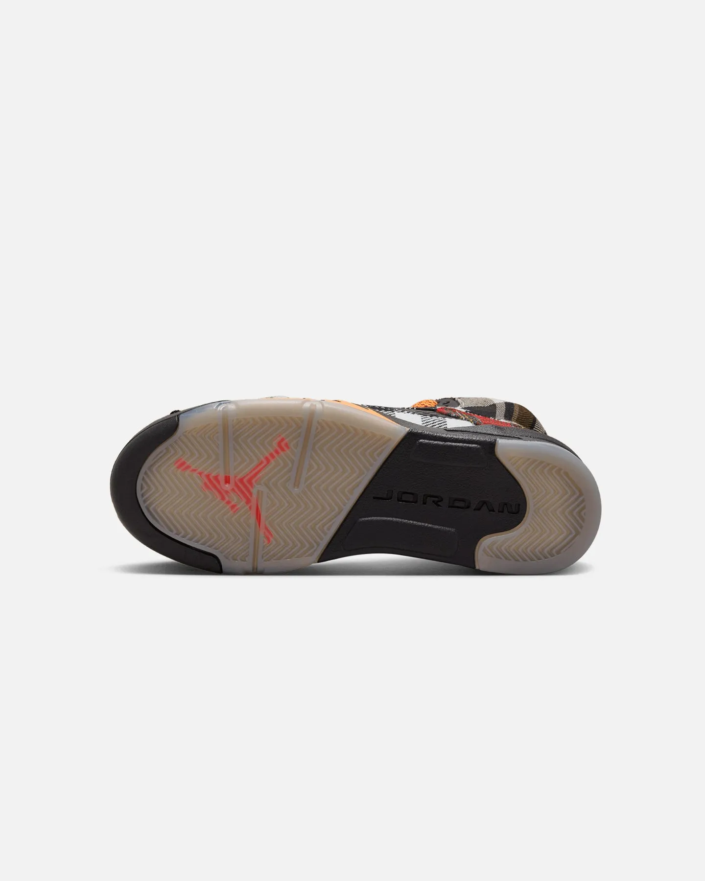 Jordan Kids' Air Jordan 5 Retro Plaid (GS) Black/Orange