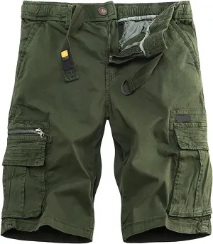 LCMTWX Men's Cargo Shorts Color Cropped Shorts and Cotton Men's Trousers Casual Men's Pants Khaki Cargo Shorts for Men Mens