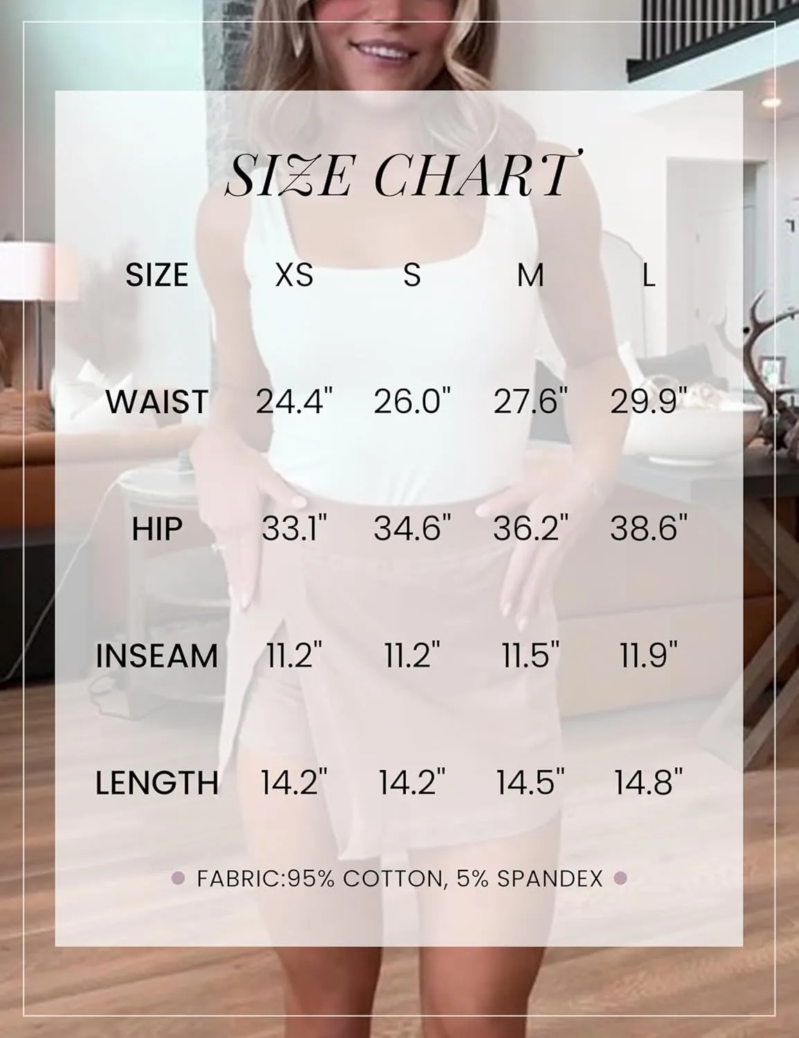 Lianlive Women's Mini Skirt High Waist Casual Split Hem Black Skort Athletic Tennis Bodycon Skirts with Inner Shorts