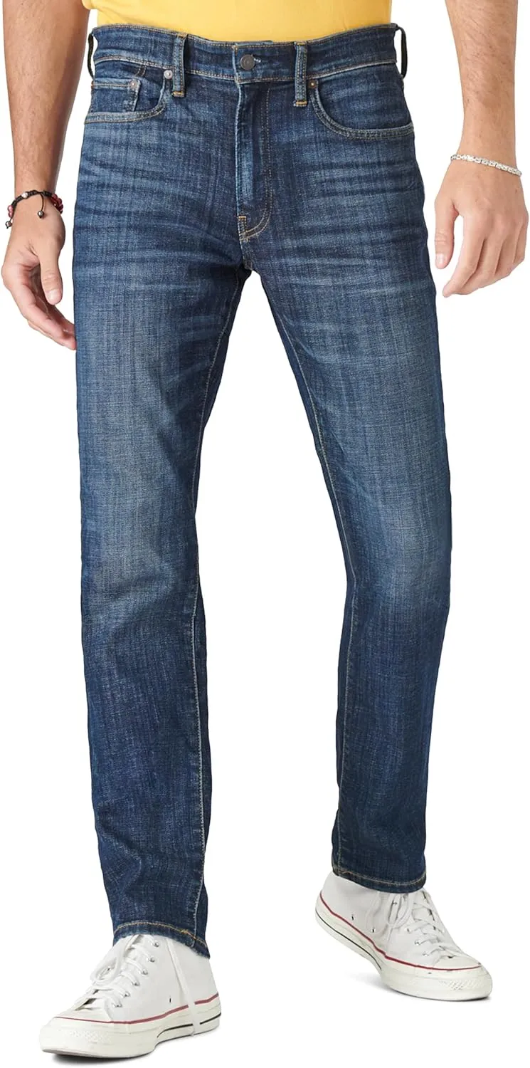 Lucky Brand Men's 410 Athletic Straight Coolmax Stretch Jean