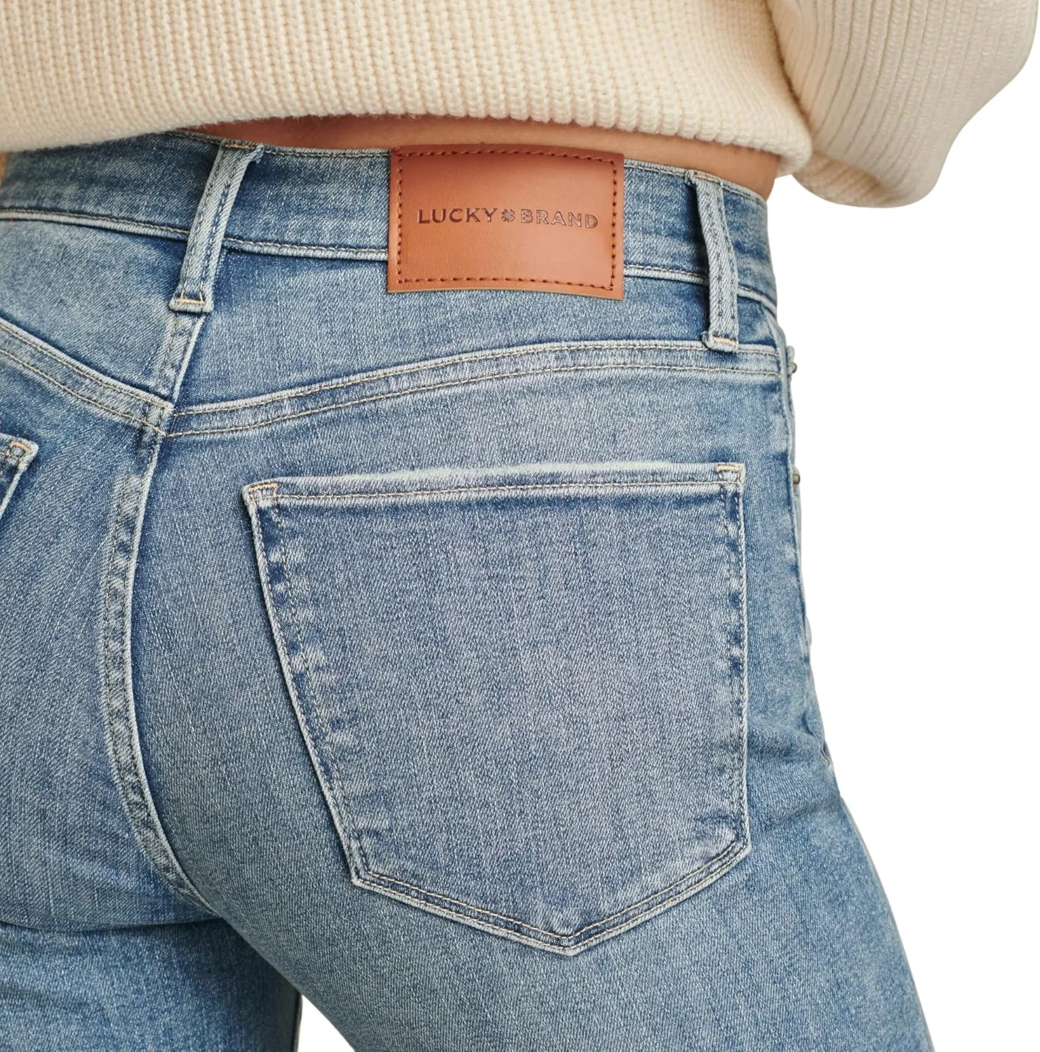 Lucky Brand Women's High Rise Zoe Straight Jean
