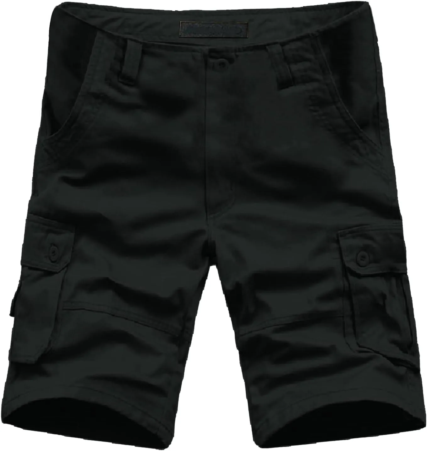 Men Shorts Casual with Multi-Pocket and Fashion Summer Leisure Pants Overalls Men's Pants Black Cargo Shorts Men