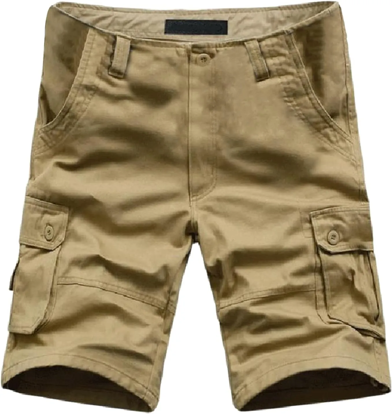 Men Shorts Casual with Multi-Pocket and Fashion Summer Leisure Pants Overalls Men's Pants Black Cargo Shorts Men
