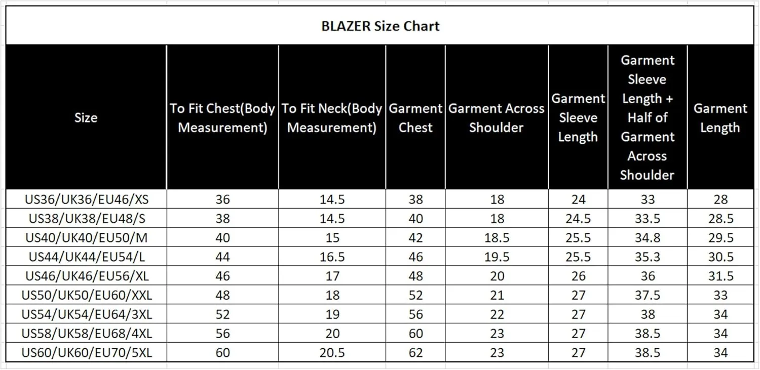 Men's Blazer 2 Button Long Sleeve Printed Regular Fit Suit Jacket Business Lightweight Casual Sport Coat