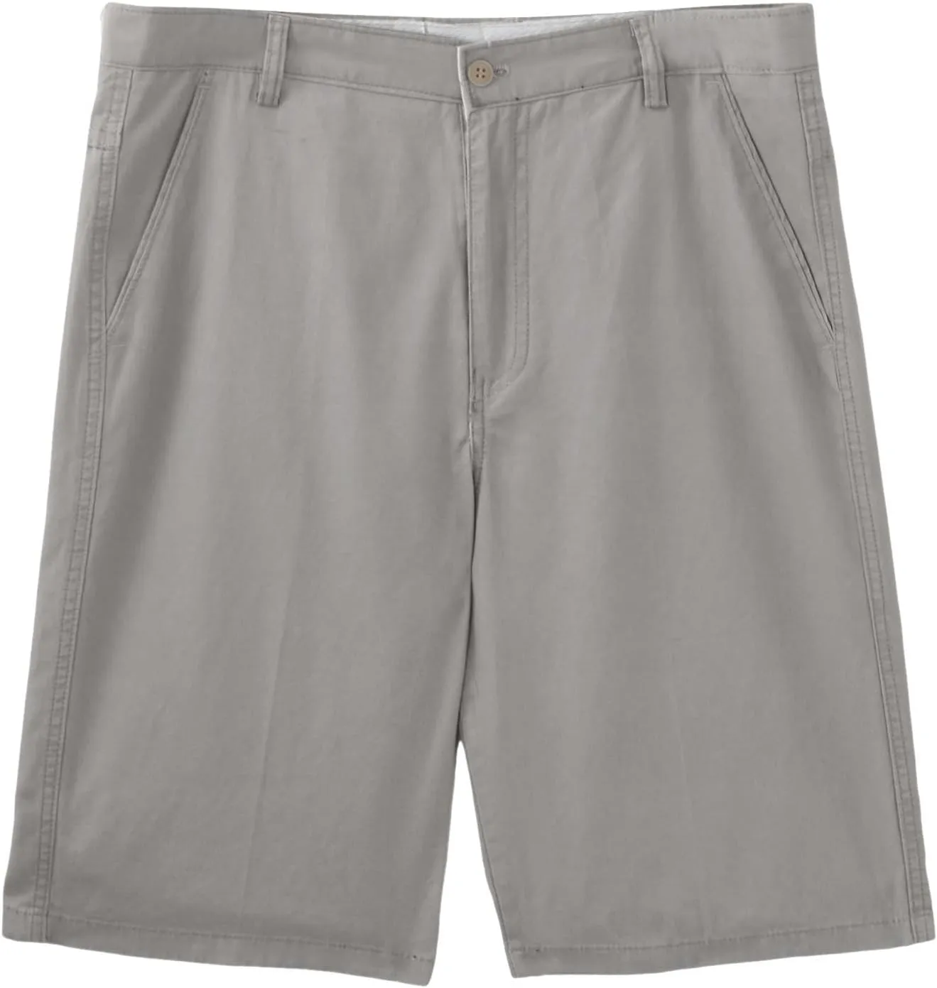 Mens Casual Shorts Cotton Slim Fit Chino Shorts Summer Flat Front Shorts with Pockets Travel Hawaii Lounge Holiday Beach