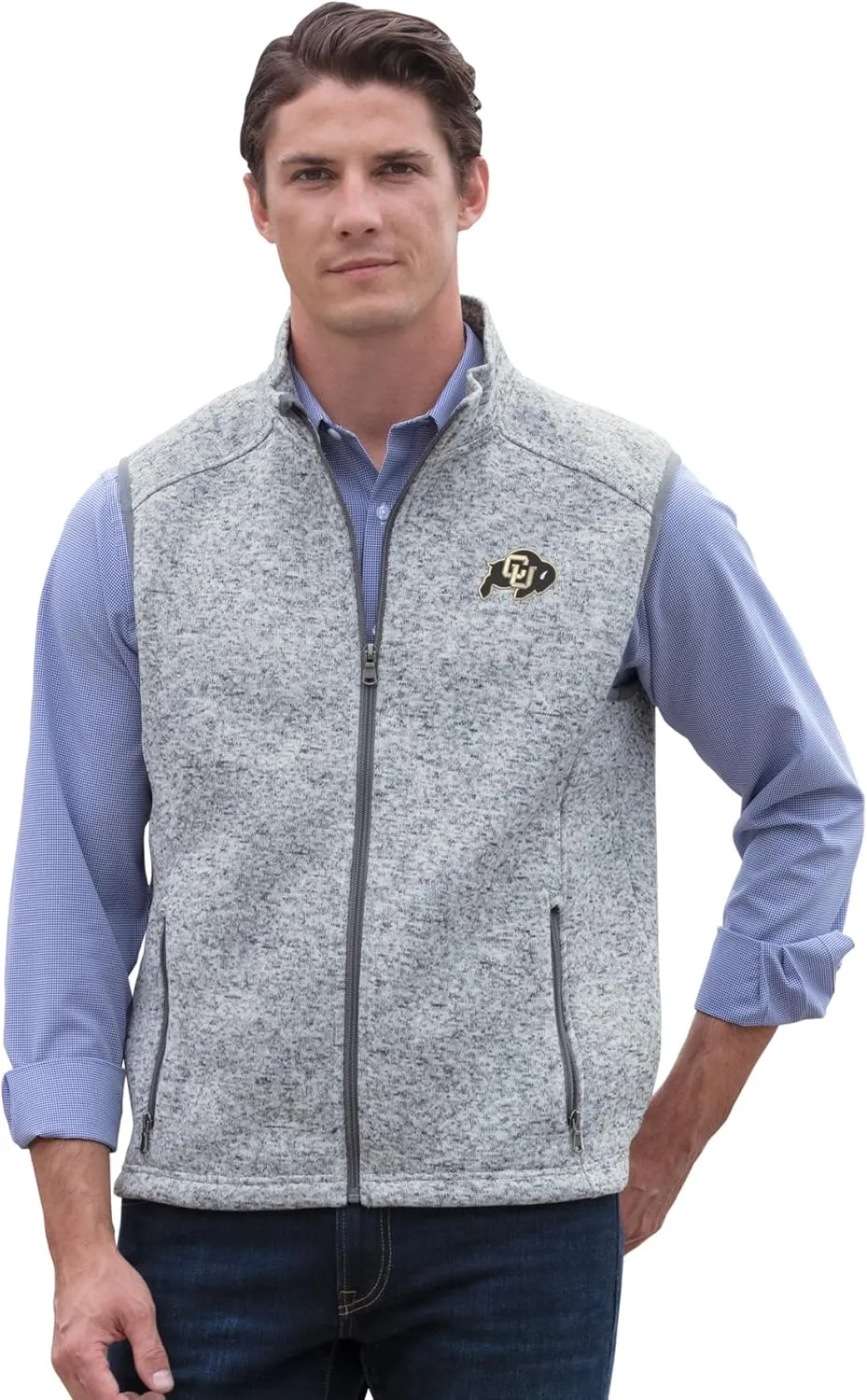 Men's Collegiate Premium Summit Sweater Fleece Vest