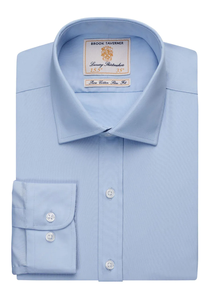 Men's Long Sleeve Slim Fit Shirt Cotton Poplin - Chelsea