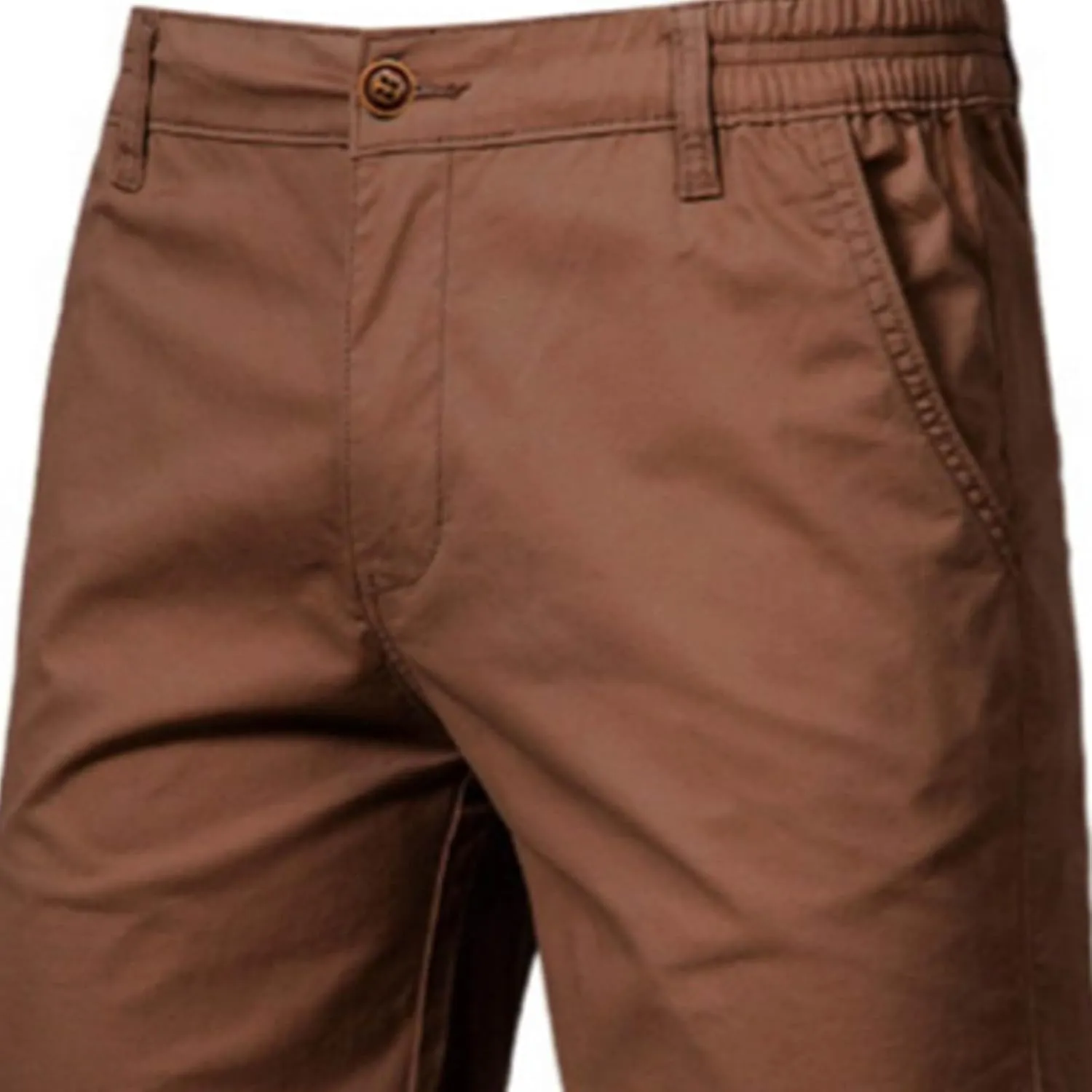 Men's Slim-Fit 5" Shorts Lightweight Outdoor Cargo Short Classic Stretch Chino Shorts Athletic Hiking Tactical Pants