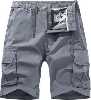 MIDOO Mens Shorts 7 Inch Slim Fit Hiking Cargo Shorts Lightweight Outdoor Work Active Athletic Performance Tactical Shorts