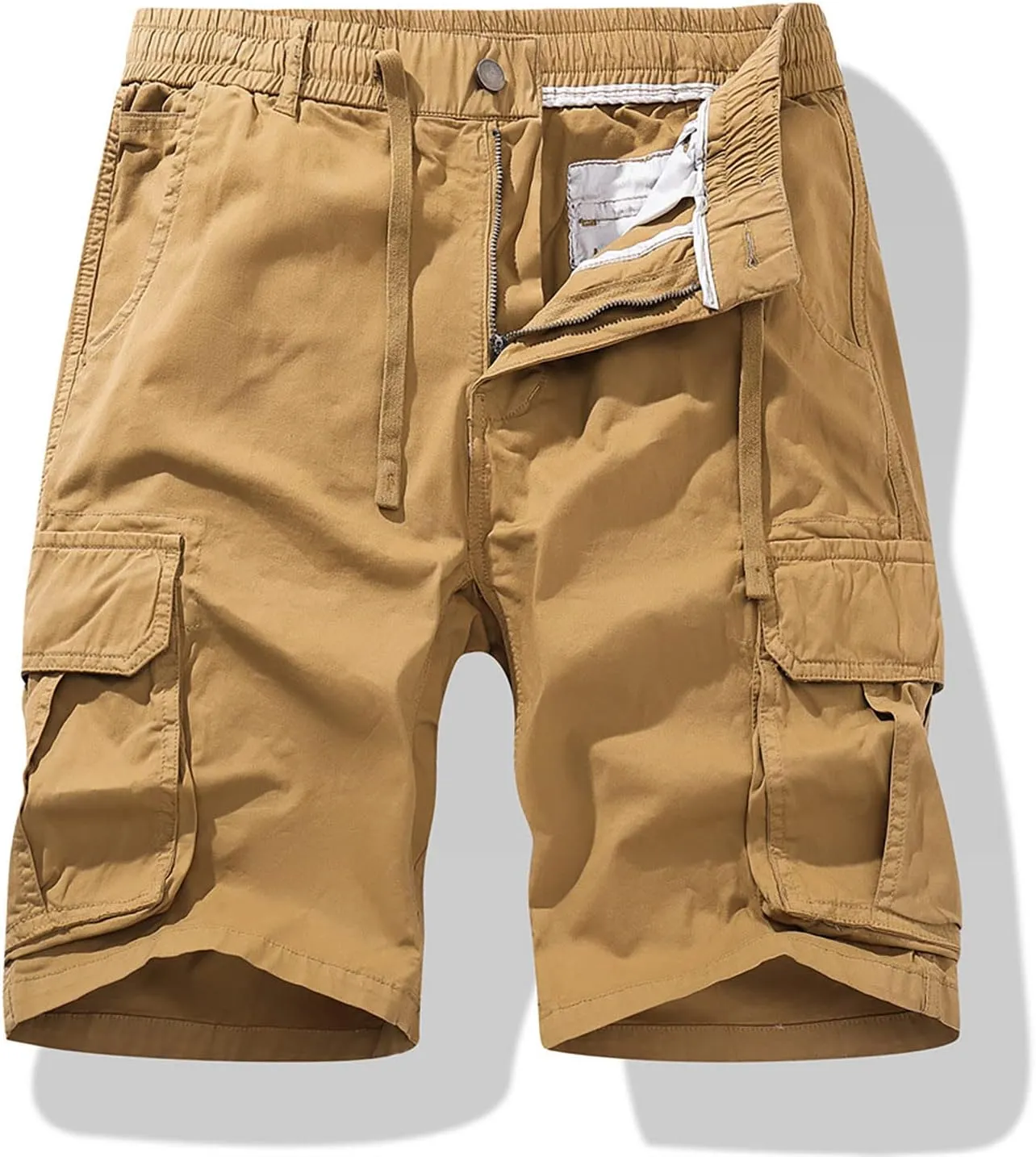 MIDOO Mens Shorts 7 Inch Slim Fit Hiking Cargo Shorts Lightweight Outdoor Work Active Athletic Performance Tactical Shorts