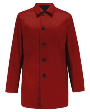 Montague Reversible Mac - Red / Black